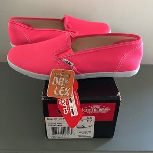 Woman's Slip on Lo Pro Hot Pink Vans Size 8